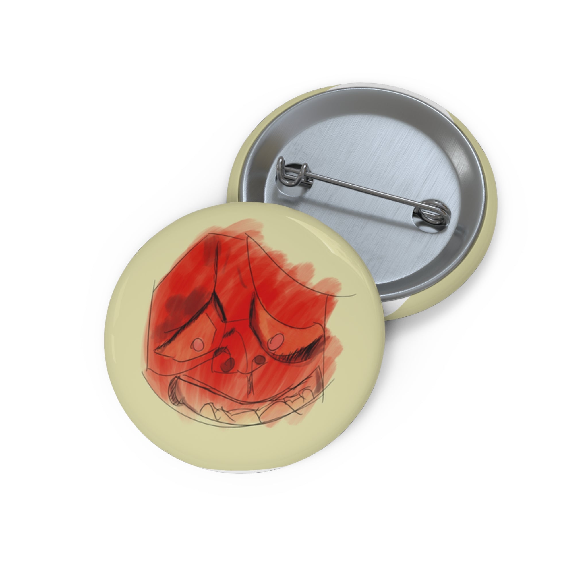 Custom Pin Buttons with Unique Artwork, Expressive Accessories for Bags, Jackets, Gifts, Halloween Decor, Collectibles