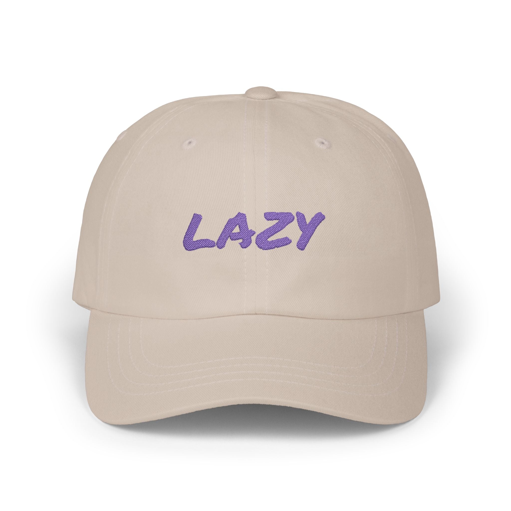 Lazy Vibes Classic Dad Cap, Relaxed Cotton Hat, Casual Summer Accessory, Gift for Him, Trendy Outdoor Cap