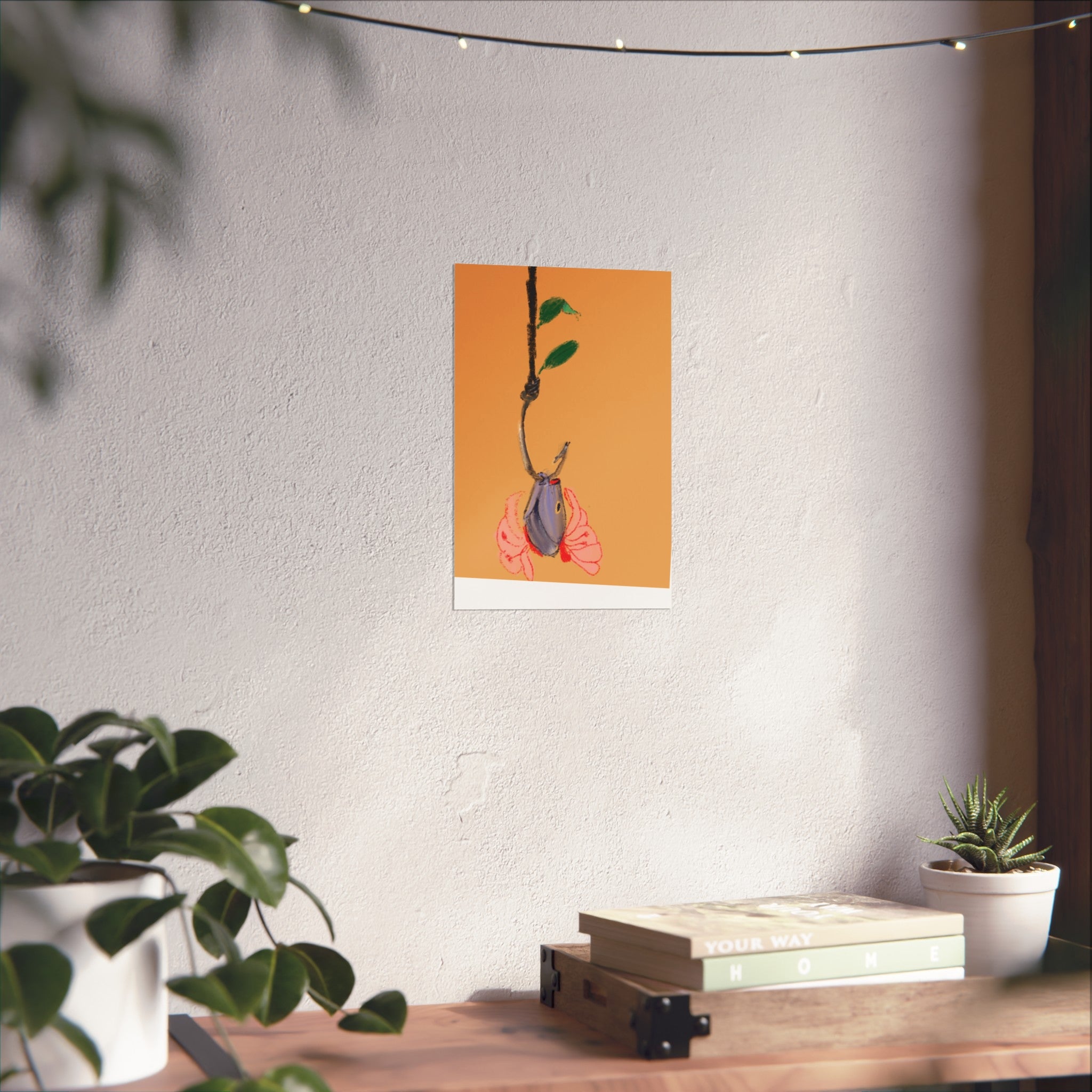 Hanging Botanical Bloom Poster | Fine Art Poster
